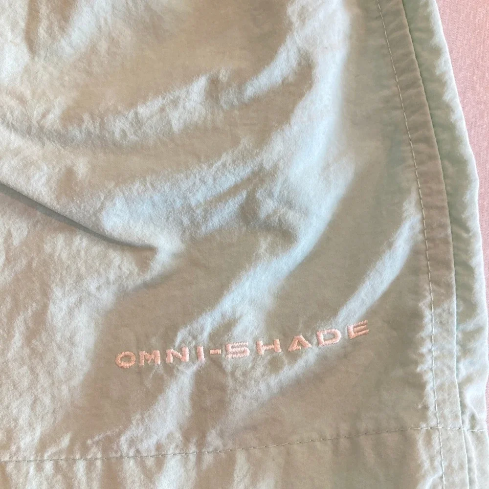 Columbia PFG Backcast III Water Shorts Mens Medium MInt Green FM4009 Omni-Shade